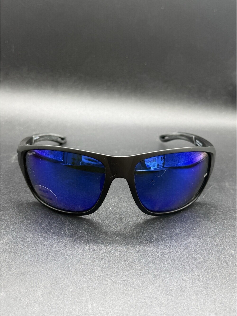 Under Armour UA Battle 0004/S Matte Black/Blue Polarized 65-16-135